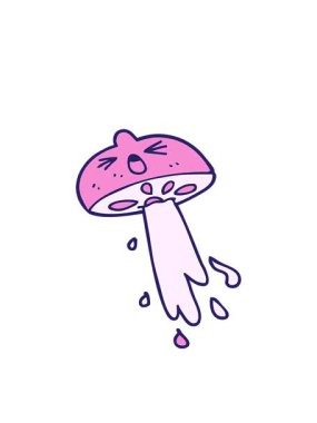 karikatür karalamalarının hareketli animasyonu limon fışkırtıyor.