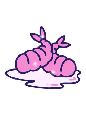 Japon kızarmış karides atıştırmalığının simli etkisi.