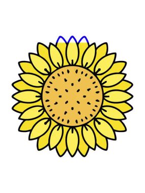 Brezilya kültürünün simgesel ayçiçeğinin animasyonunu güçlendir