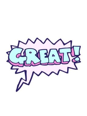 Büyük serbest konuşma baloncuğu çizgi film sembolünün hareketli animasyonu