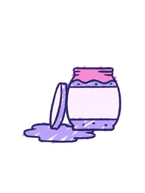 Jam Jar Çiziminin yanıp sönen radyal çizgileri