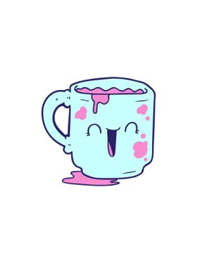 Kirli ofis kupasının hareketli animasyonu