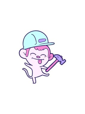 Komik çizgi film yapımcısı maymun dansının bölünme etkisi