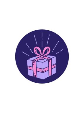 Noel hediyesi çiziminin gösterişli satış animasyonu