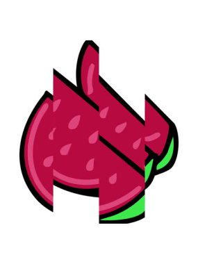 Brezilya 'nın karpuz dilimlerinin bölünme hareketi