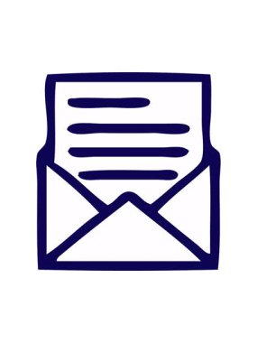 Sevimli bir mektup ve zarf tasarımının neon ışık efekti animasyonu