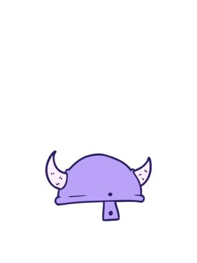 Viking miğferinin zıplama hareketi animasyonu