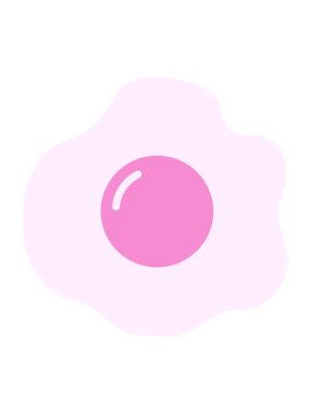 Sahanda yumurtanın hareketli animasyonu