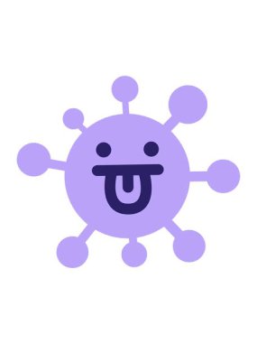 Kafası karışmış basit virüsün hareket animasyonunu oynat