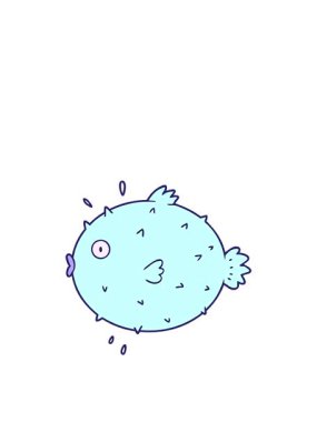 Kirpi balıklarının canlanması ve yüzdürülmesi