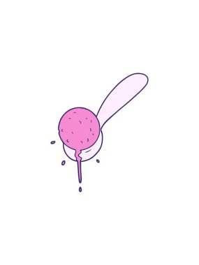 flashy sales animation of ice cream