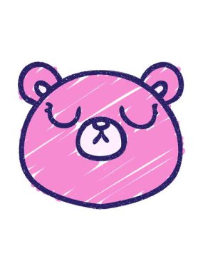 Sevimli Ayı Tebeşiri 'nin animasyonunu salla ve durdur