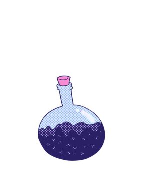 El yapımı çizgi film kimyasallarının animasyonunu genişletiyorum.