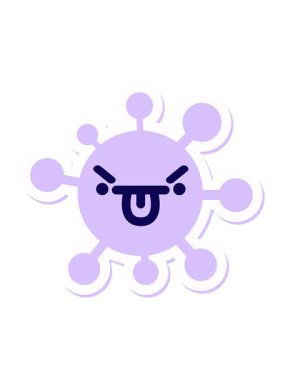 Kızgın yüzün dil yapışmasının neon ışık efektleri