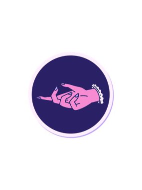 Geleneksel el stili çıkartma çizgi filminin satış animasyonu