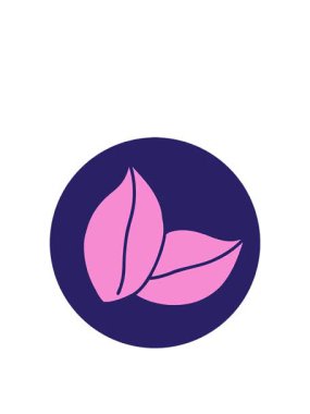 Yaprakların ikonik dövme biçiminin zıplama hareketi animasyonu