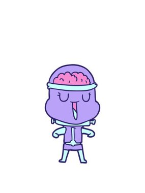 Mutlu robot karikatürünün animasyonunu genişletiyorum.