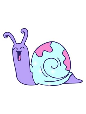 Parıltı efekti el çizimi garip çizgi film kelebeği