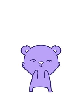 Çizgi film karakterinin animasyonunu genişletiyorum.