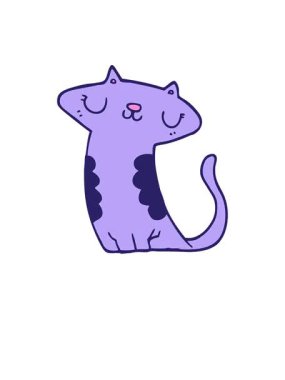 Neon Cat çizgi filminin yükseliş ve yüzme animasyonu