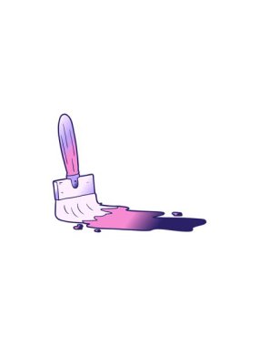 Çizgi film fırçasının yıldız patlaması etkisi animasyonu