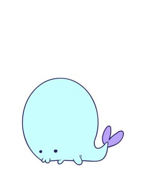 Balina çiziminin animasyonunu genişletiyor