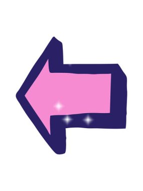 İşaret okunun karikatür çiziminin simli etkisi