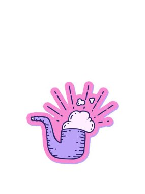 Dövme stili tüttürme piposunun yapıştırmasını germek