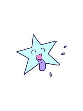 Çizgi film yıldızı tasarımının bölünme etkisi