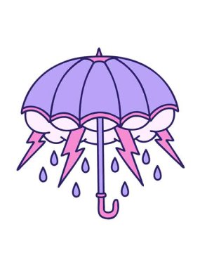 Bir şemsiye tasarımının hareketli görüntüsünü oynat