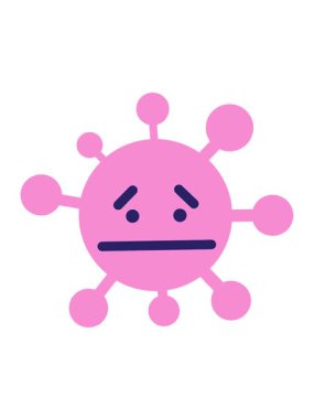 Basit sürpriz virüsün hareketli animasyonu