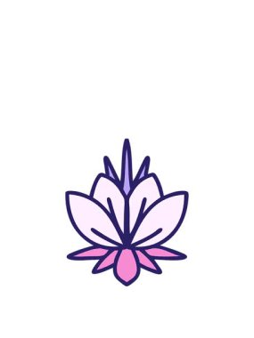 Bir nilüfer çiçeğinin animasyonunu büyütüyor