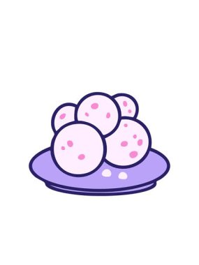 Pao de queijo Brezilya peynirli ekmeğin tabağa çizdiği yanıp sönen radyal çizgiler.