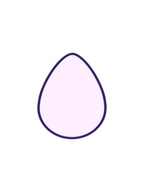 Basit yumurta tasarımının gösterişli satış animasyonu