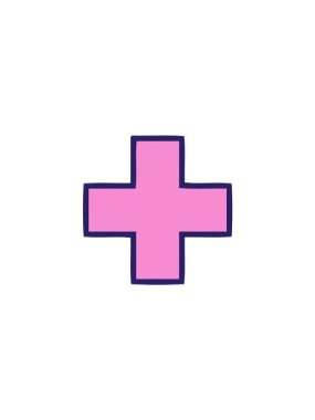 Bir ek sembolün retro grunge doku çizgi filminin canlandırma etkisi