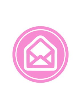 zarf harfi dairesel simgesinin yıldız patlaması etkisi canlandırması