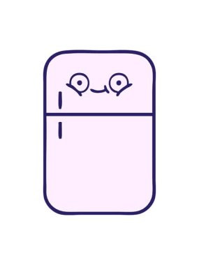 Dondurucunun sevimli çizgi filminin dönen hareketli animasyonu