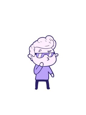 Havalı adamın çizgi filminin yanıp sönen radyal çizgileri