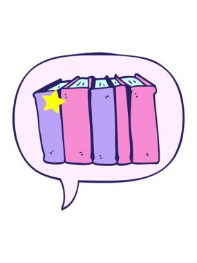 Parlayan yıldızlar, çizgi film kitaplarının konuşma baloncuğuyla animasyonunu etkiler