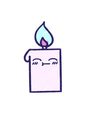 Candle Tebeşir Çiziminin hareketli animasyonunu oynat