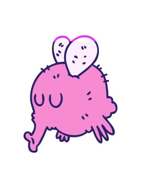 El çizimi çizgi film sineğinin animasyonunu aç.