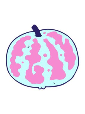 Çizgi film kavununun hareketli animasyonu