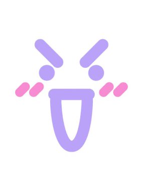 Muzaffer ortalama yüz simgesinin pixelize etkisi canlandırması