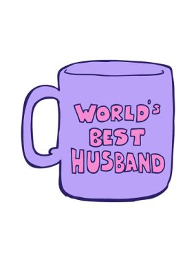 Dünyanın en iyi koca kupasının hareketli animasyonu