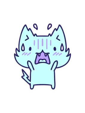 Şirin bir cadılar bayramı kedisinin titreyen animasyonu.