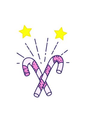 dönen yıldızlar şeker kamışları animasyonu