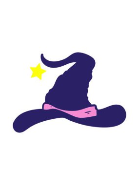 Parlayan yıldızlar çizgi film sihirbazlarının şapkalarının animasyonunu etkiler.