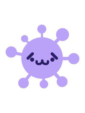 sevimli utangaç hayvan virüsünün hareketli animasyonu