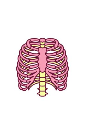 Parlak renkli göğüs kafesinin ikonik dövme görüntüsünü genişletiyor