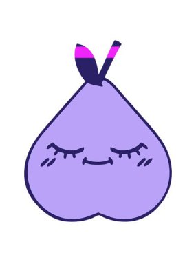 Yeşil armut çizgi filminin animasyonunu canlandırın.